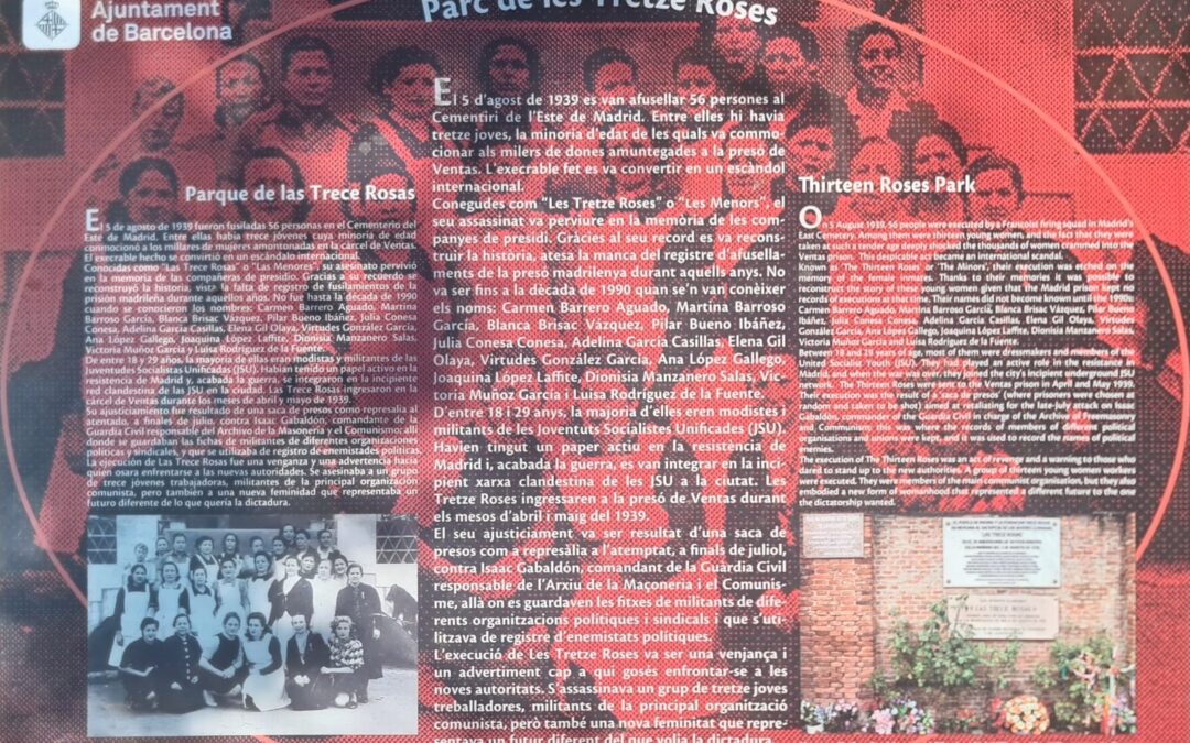 CINC D’AGOST 2025: HOMENATGE A TRETZE DONES QUE VAN PLANTAR CARA AL FRANQUISME