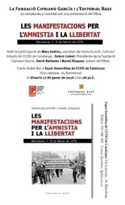 Les manifestacions per la amnistia i la llibertat
